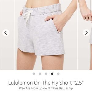 Lululemon On The Fly Shorts